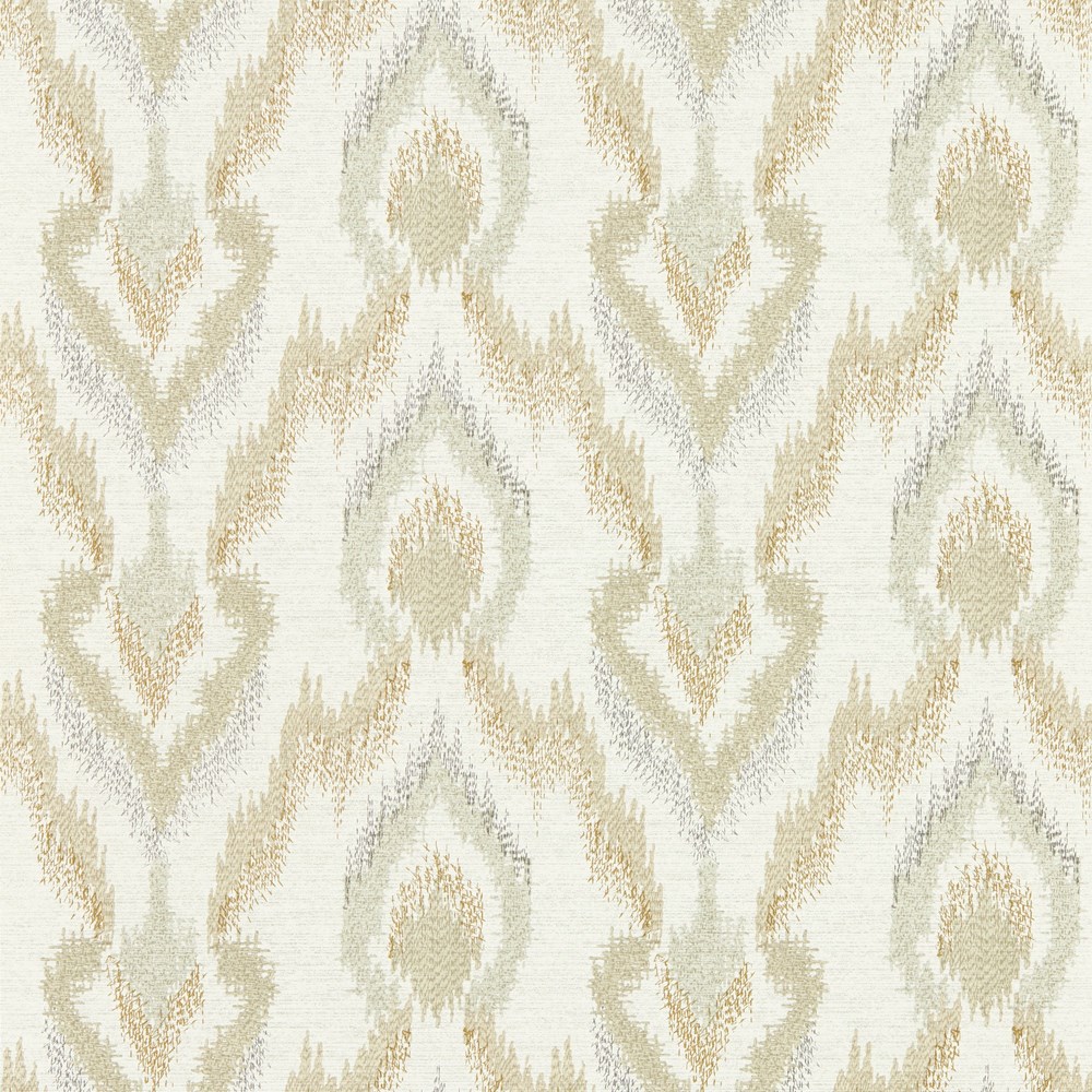 Velluto Wallpaper W0170/01 by Clarke & Clarke in Linen